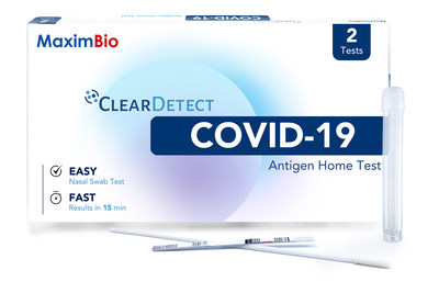 Maxim Biomedical Inc. receives Emergency Use Authorization from FDA for new ClearDetect™ COVID-19 Antigen Home Test