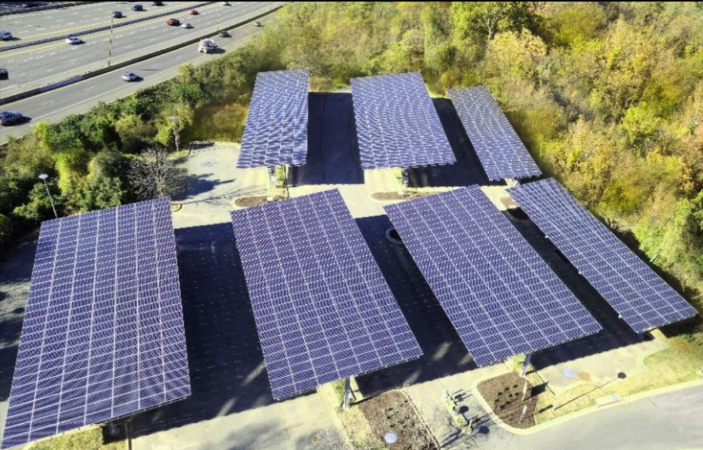 The Tower Companies installs largest solar canopy in City of Rockville