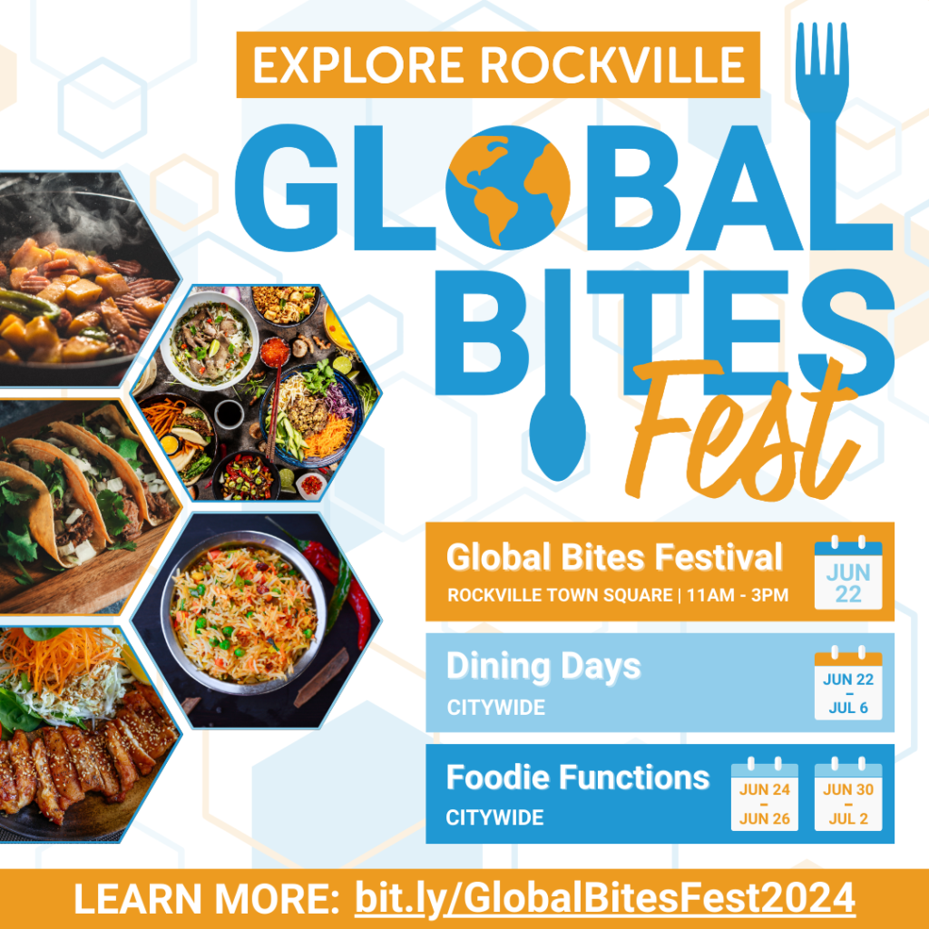 Explore Rockville invites the Washington, D.C., region to cool down with Global Bites Fest Dining Days hot culinary deals through July 6